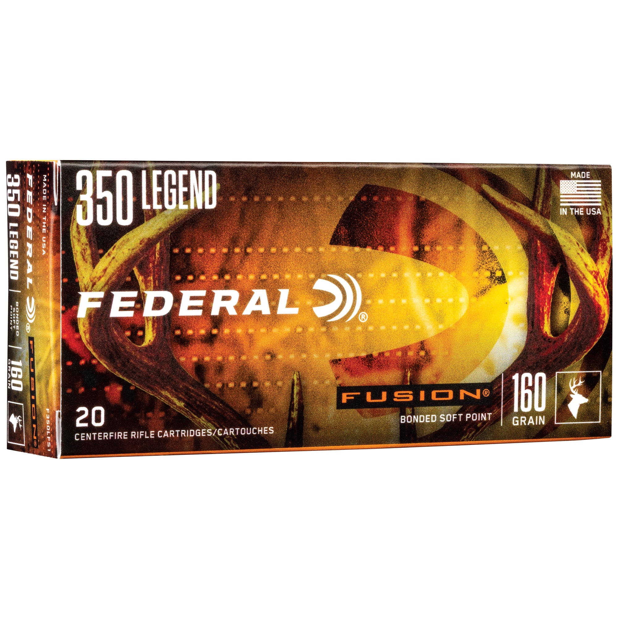 Federal .350 Legend Fusion 160gr BSP Ammo