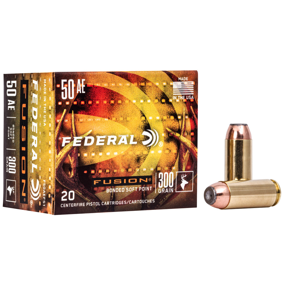 Federal .50 AE Fusion 300gr BSP Ammo