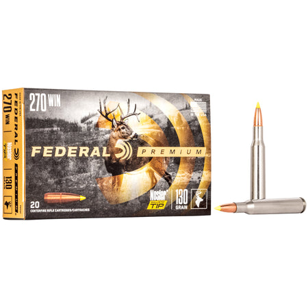 Federal P270F Premium Nosler Ballistic Tip 130 Grain .270 Winchester