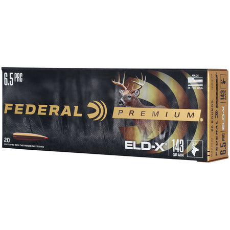 Federal 6.5mm Creedmoor Premium ELD-X 143gr PolyTip Ammo
