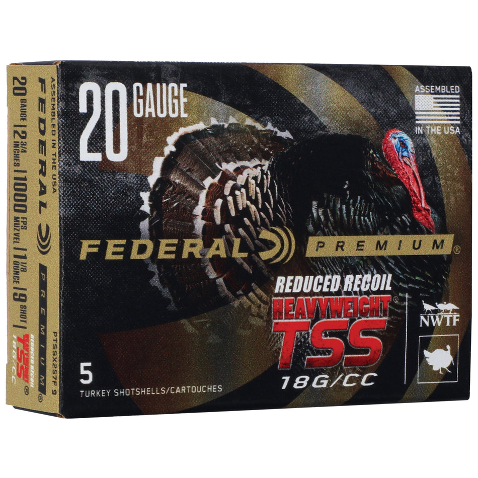 Federal Turkey Heavyweight TSS 20 Gauge 2 3/4" 1 1/8 oz #9 Shot