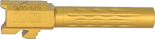 FAXON FITS GLOCK 19 BARREL 9MM FLAME FLUTED NON THREADED TIN
