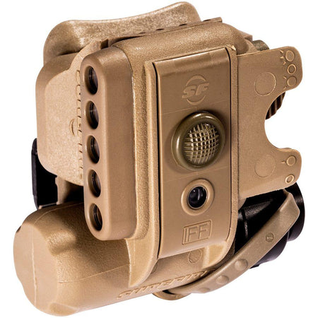 Surefire HL1 Helmet Light IR Tan Surefire Helmet Light 3V 1.4-19.2 LU IR/WH/IR LEDS Tan