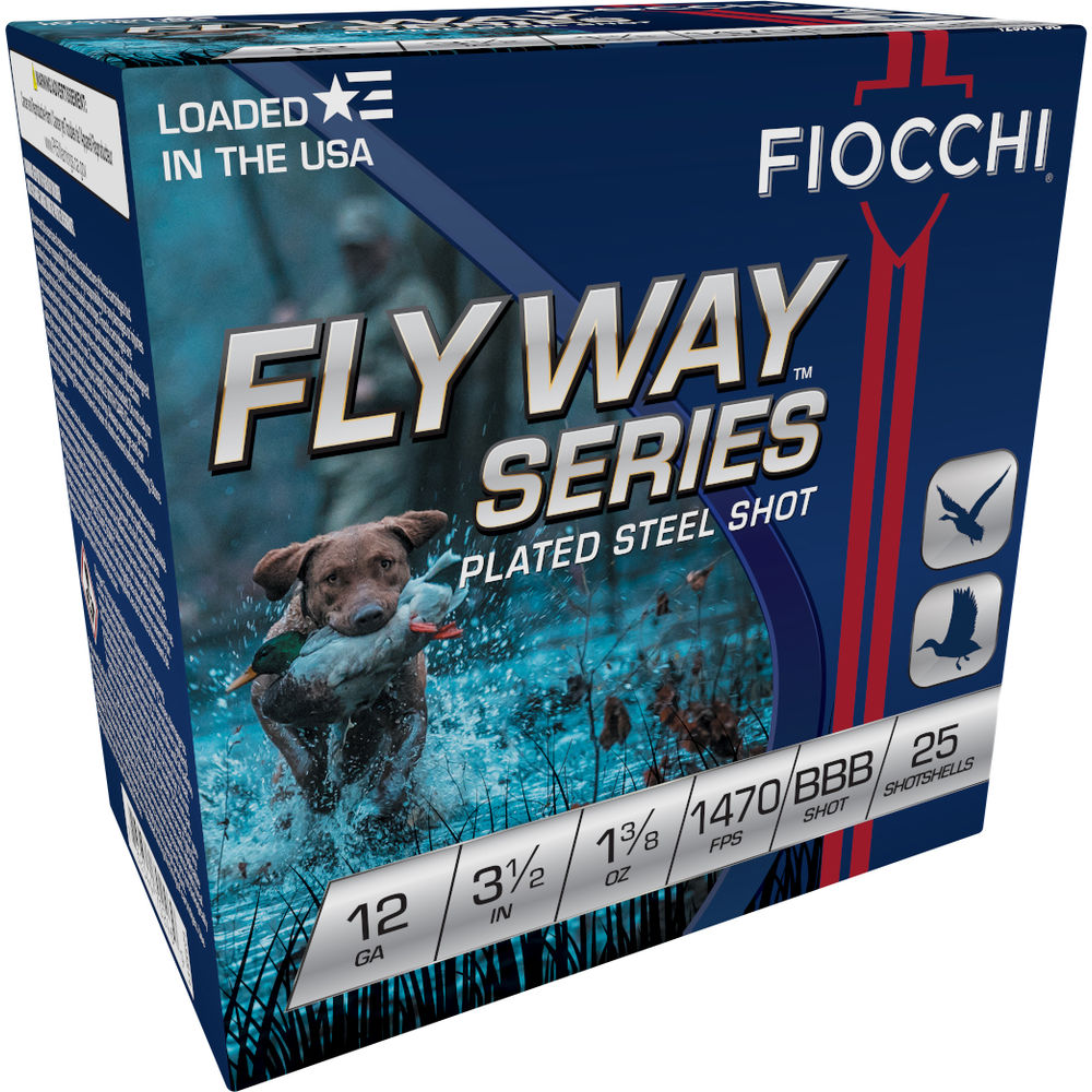 Fiocchi Flyway Waterfowl 12 Gauge 3 1/2" 1 3/8 oz #BBB Shot