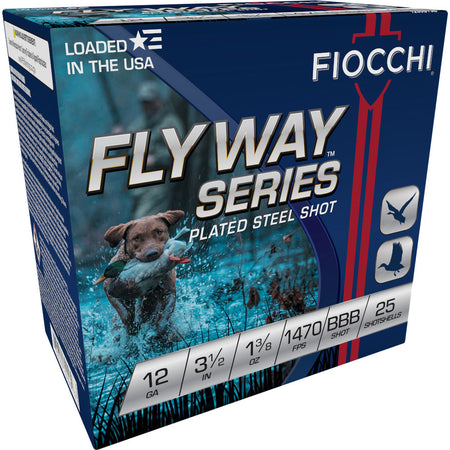 Fiocchi Flyway Waterfowl 12 Gauge 3 1/2" 1 3/8 oz #BBB Shot