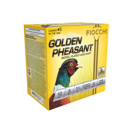Fiocchi Golden Pheasant Extrema 12 Gauge 3" 1.75 oz #4 Shot