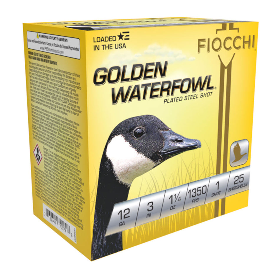 Fiocchi Golden Waterfowl 12 Gauge 3" 1 1/4 oz #1 Shot