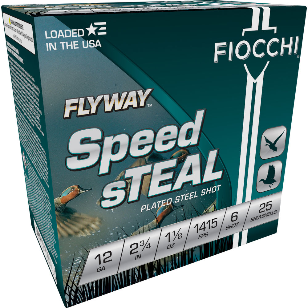Fiocchi Flyway Speed Steel 12 Gauge 2 3/4" 1 1/8 oz #6 Shot