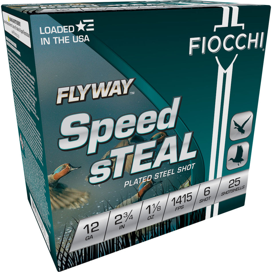 Fiocchi Flyway Speed Steel 12 Gauge 2 3/4" 1 1/8 oz #6 Shot