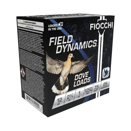 Fiocchi Field Dynamics Dove & Quail 12 Gauge 2 3/4'' 1 oz #7.5 Shot