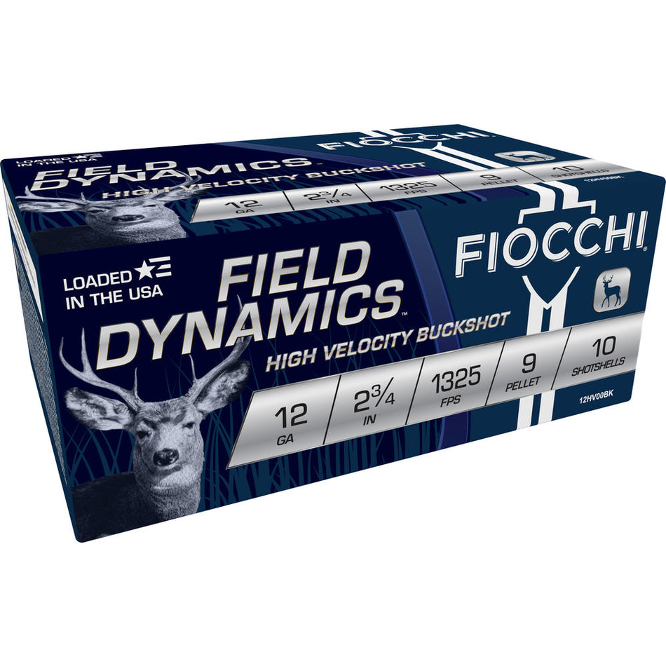 Fiocchi Field Dynamics 12 Gauge 2.75" #00 Buckshot