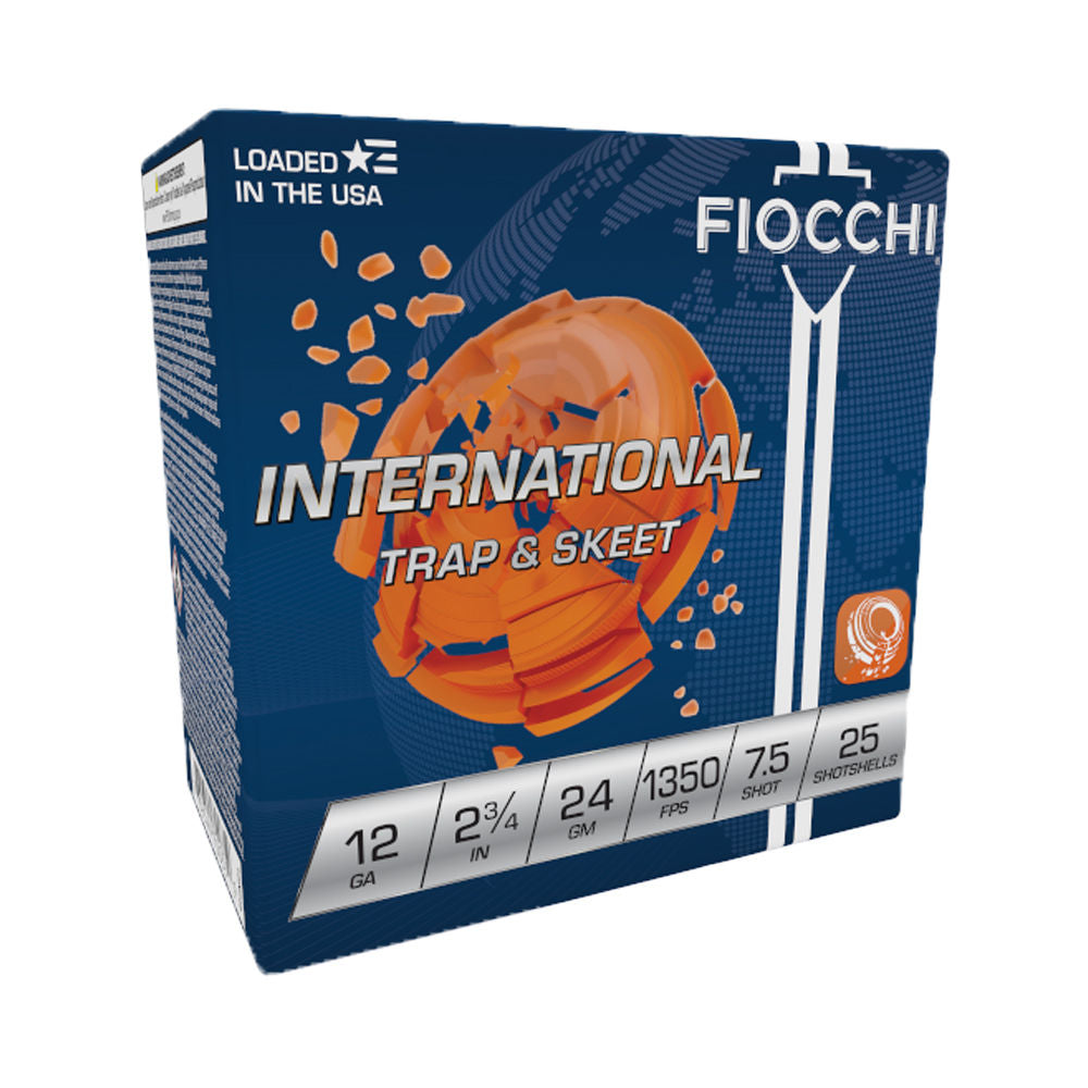 Fiocchi International Trap & Skeet 12 Gauge 2.75" #7.5 Shot