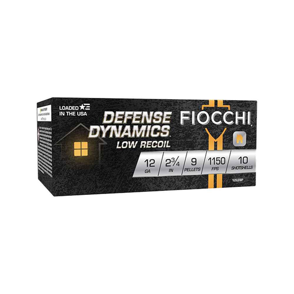 Fiocchi Defense Dynamics Low Recoil 12 Gauge 2 3/4" #1 Buckshot