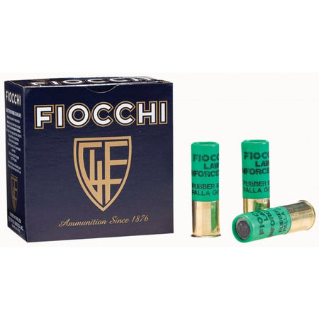 Fiocchi Rubber Baton Home Defense 12 Gauge 2.75 in 1 oz Less Lethal