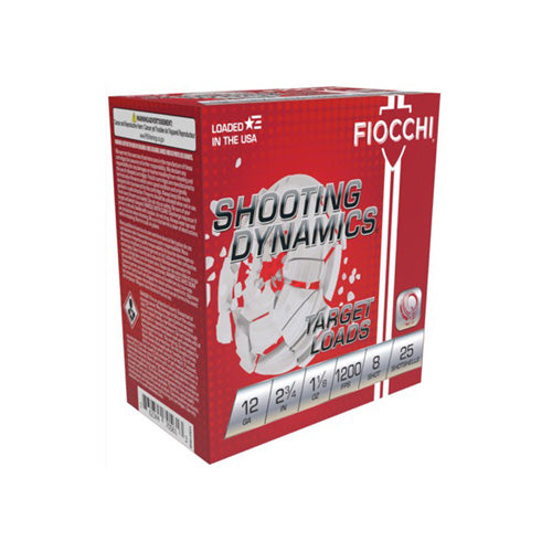 Fiocchi Shooting Dynamics 12 Gauge 2.75'' 1 1/8 oz #8 Shot