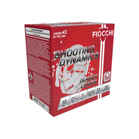 Fiocchi Target Shooting Dynamics 12 Gauge 2.75'' 1 oz #7.5 Shot