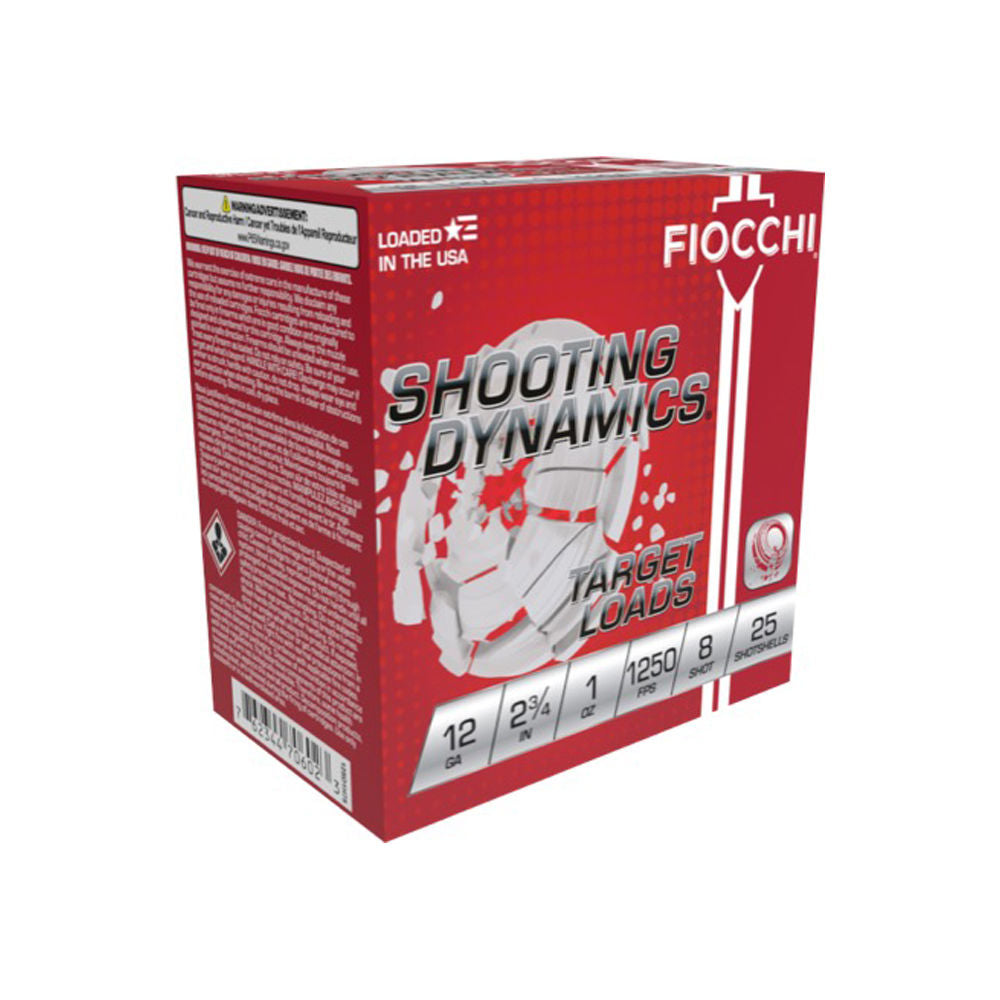 Fiocchi Shooting Dynamics Target 12 Gauge 2 3/4" 1 oz #8 Shot