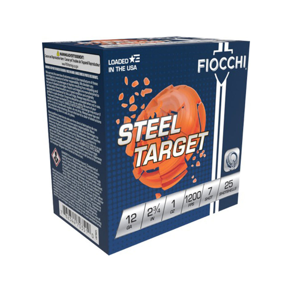 Fiocchi Steel Target 12 Gauge 2.75" 1 oz #7 Shot