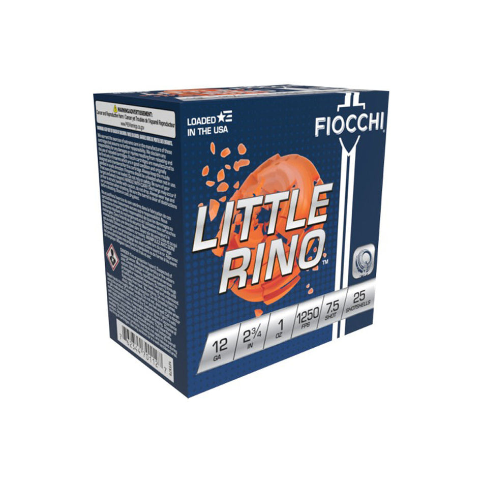 Fiocchi Exacta Target 12 Gauge 2.75" 1 oz #7.5 Shot