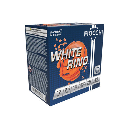 Fiocchi White Rino 12 Gauge 2 3/4'' 1 1/8 oz #7.5 Shot
