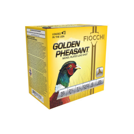 Fiocchi Golden Pheasant Extrema 16 Gauge 2 3/4" 1 1/8 oz #6 Shot