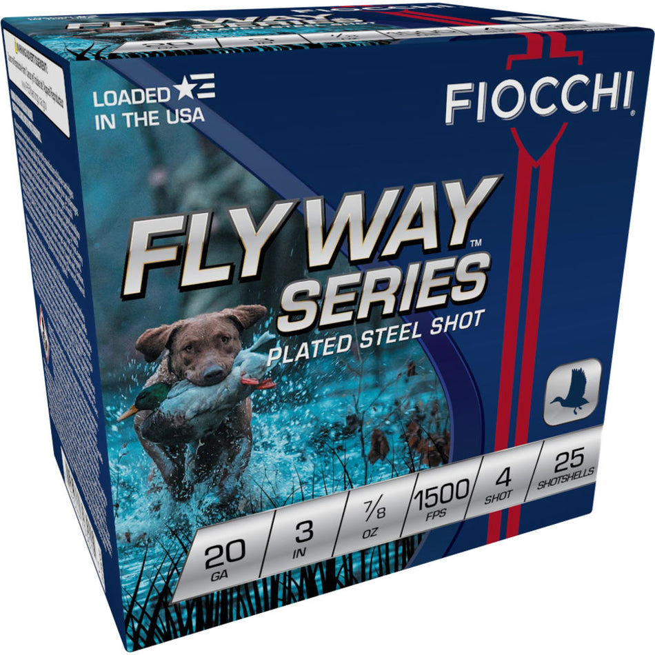 Fiocchi Flyway Waterfowl 20 Gauge 3" 7/8 oz #4 Shot