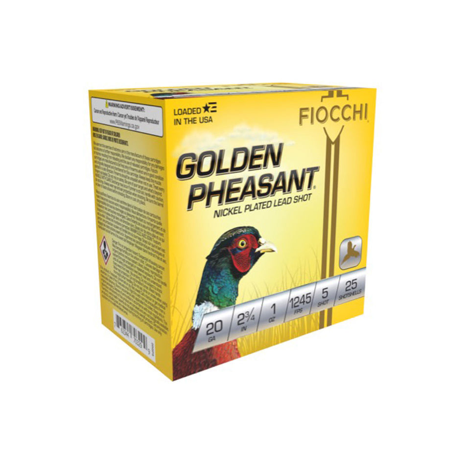 Fiocchi Golden Pheasant Extrema 20 Gauge 2 3/4" 1 oz #5 Shot