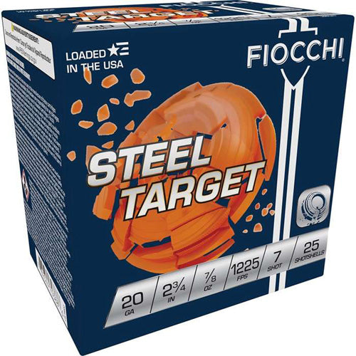 Fiocchi Steel Target 20 Gauge 2.75" 7/8 oz #7 Shot