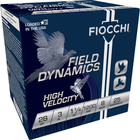 Fiocchi Field Dynamics High Velocity 28 Gauge 3" 1 oz #8 Shot