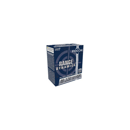 Fiocchi Range Dynamics .40 S&W 170 Gr FMJ 2