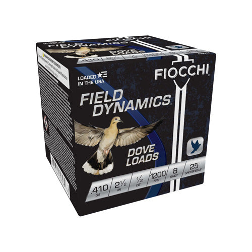 Fiocchi Field Dynamics Dove & Quail .410 Bore 2.5 in 1/2 oz #8