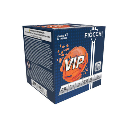 Fiocchi VIP 410 Gauge 1/2oz 2.5in 8 Shot