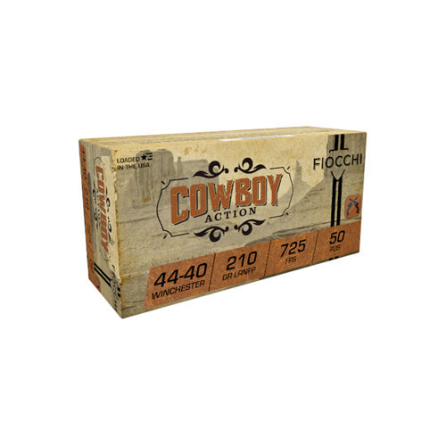 Fiocchi .44-40 Winchester Cowboy Action 210gr Solid Ammo