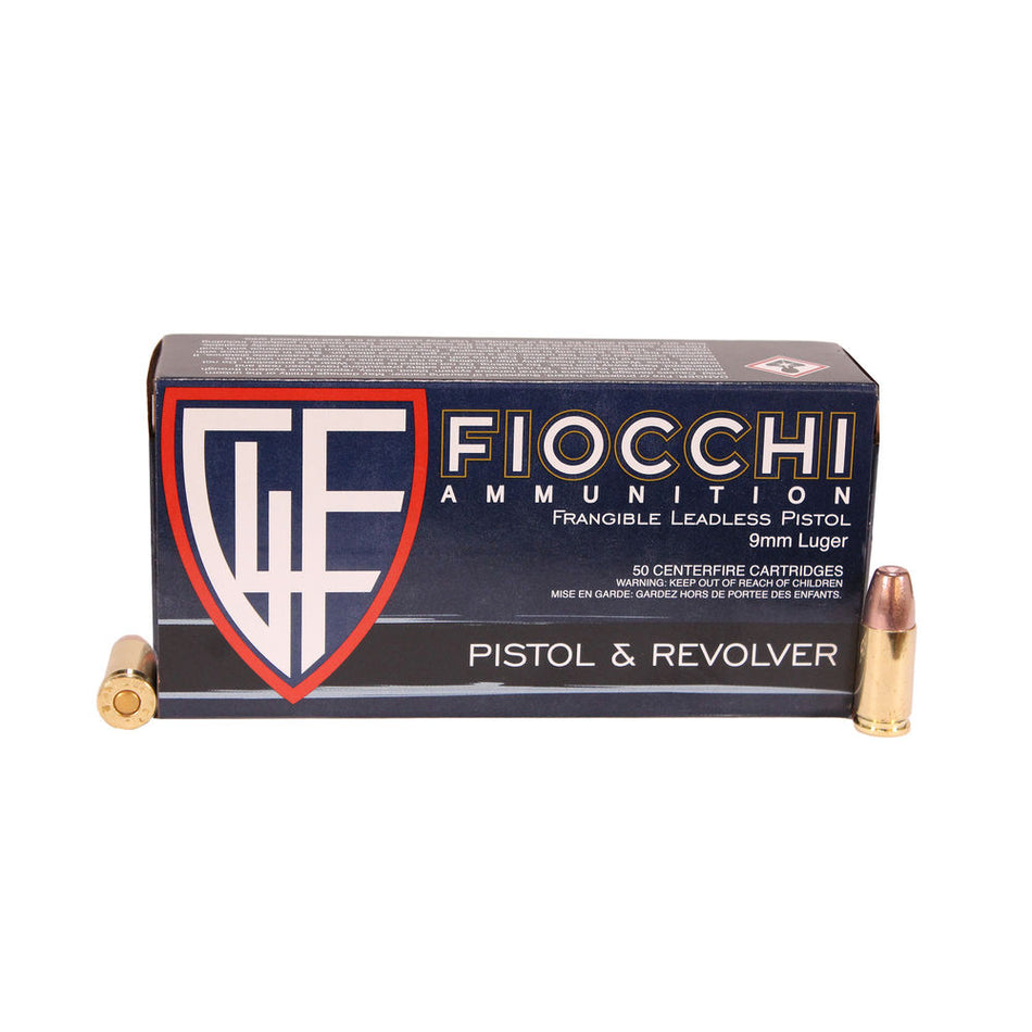 Fiocchi 9mm Luger / Parabellum Range Dynamics 100gr Solid Ammo