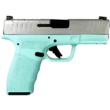Springfield "Robins Egg Blue Frame/Silver Slide" Hellcat Pro Handgun 9mm Luger 15rd Magazines(2) 3.7" Barrel