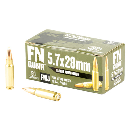 FN 5.7x28mm Gunner Target 40gr FMJ Ammo
