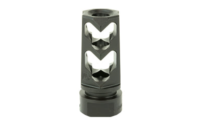 Fortis Manufacturing, Inc. Muzzle Brake, 9MM, 1/2X28, Black Finish 9MM-MB-BLK-28