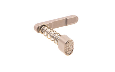 Fortis Manufacturing, Inc. Billet Magazine Catch and Release, Nitride Finish, Flat Dark Earth, Fits AR-15 AR15-BMCR-FDE