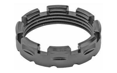 Fortis Manufacturing, Inc. Castle Nut, Black, Anodized Finish, Mil Spec CN-Stand