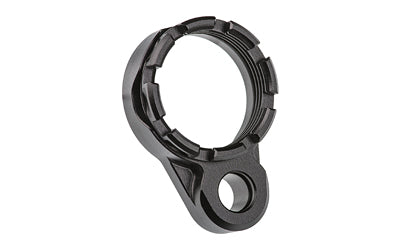 Fortis Manufacturing, Inc. Lightweight Enhanced AR15 End Plate, K1 System (Tapered) Castle Nut, Black Finish LE-BLK-K1-BLK