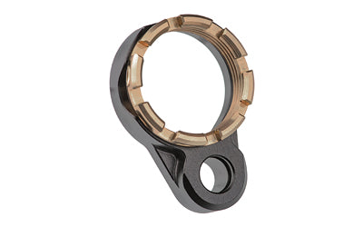 Fortis Manufacturing, Inc. Light Weight K1, Castle Nut and End Plate, Black and Flat Dark Earth, Anodized Finish LE-BLK-K1-FDE