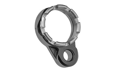 Fortis Manufacturing, Inc. Light Weight K1, Castle Nut and End Plate, Black and Gray, Anodized Finish LE-BLK-K1-GRY