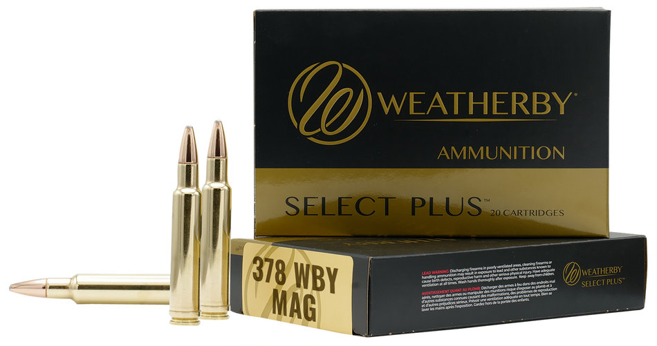 Weatherby .378 Weatherby Mag Select Plus 270gr Barnes TSX Lead Free Ammo 3060 FPS