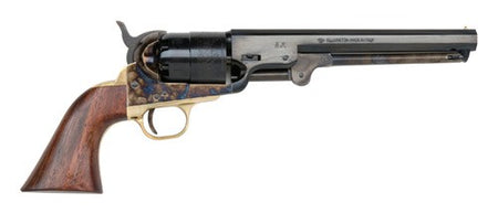TRADITIONS 1851 NAVY BLACK POWDER REVOLVER HBP 44 CAL STEEL 7.375 IN BLUED BBL WOOD GRIP