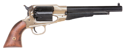 Traditions FR18581 1858 Army Break Open 44 Cal #11 Percussion 8" 6 Shot Brass Frame Blued Barrel & Cylinder Walnut Grip