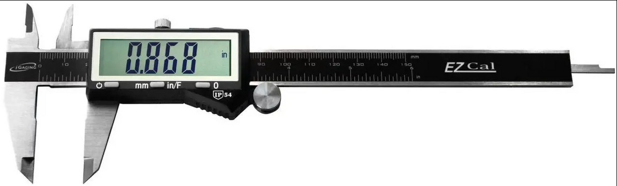 IGAGING EZ CAL X-LARGE DIGITAL DISPLAY CALIPERS