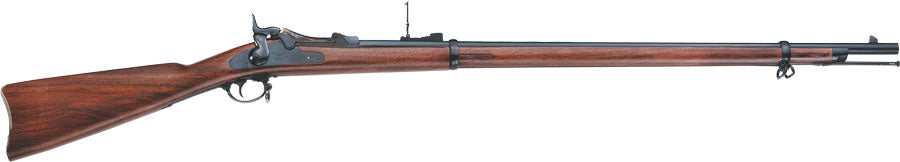 PEDERSOLI SPRINGFIELD TRAPDOOR RIFLE 45-70 32" BLUED WALNUT