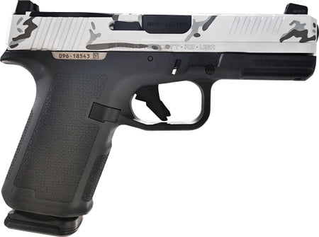 RUGER RXM 9MM LUGER 4" ADJ 15-SHOT WHITE CAMO SLIDE