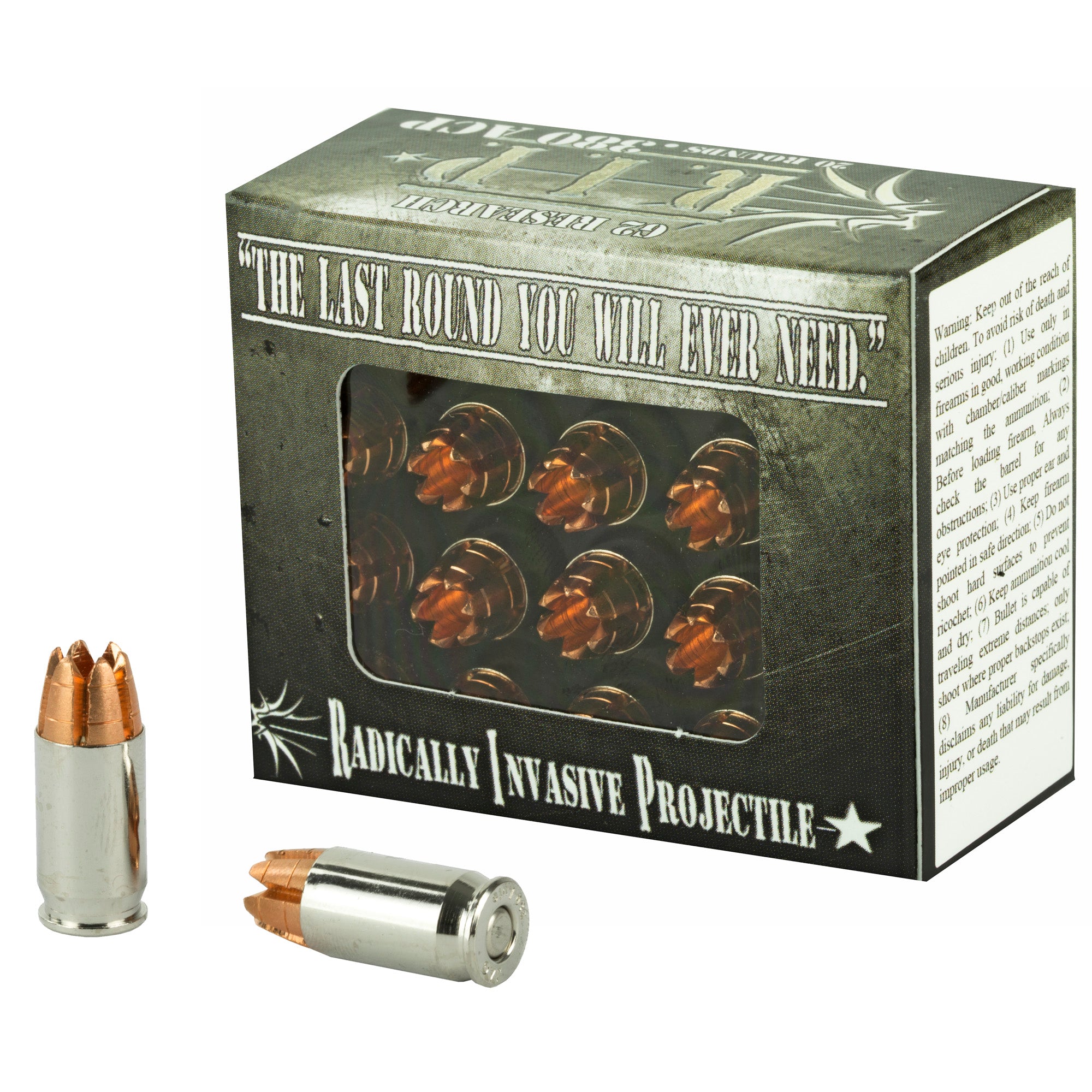 G2 Research 16 RIP Copper Fracturing Hollow Point 62 Grain .380 ACP/Auto 1250 fps