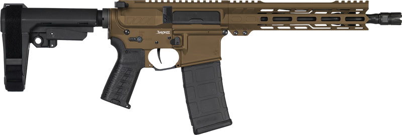 CMMG PISTOL BANSHEE MK4 5.56MM 10.5" 30RD W/RIP BRACE BRONZE